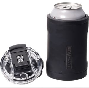 NIB BrüMate Hopsulator Duo 2-in-1 Can Cooler & Tumbler - Black Camo
